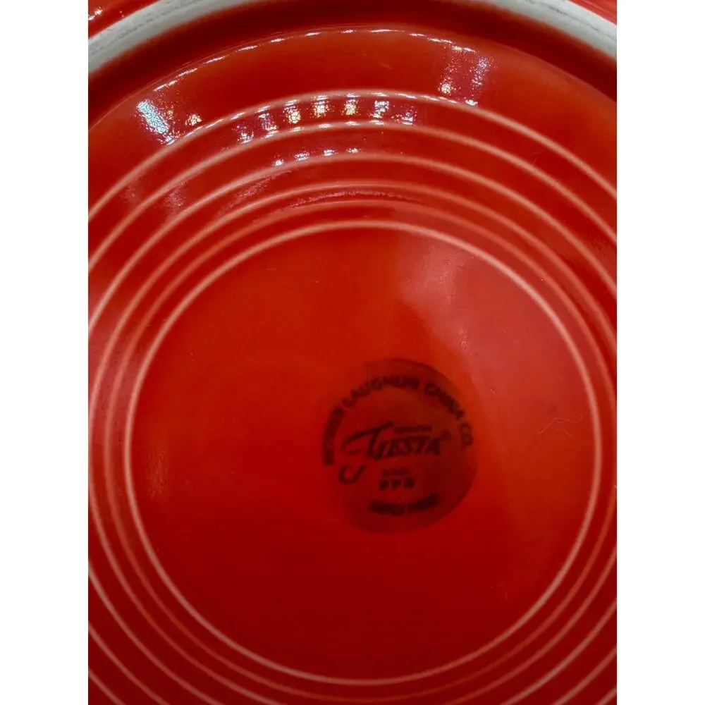 Fiestaware Poppy Place Setting EUC